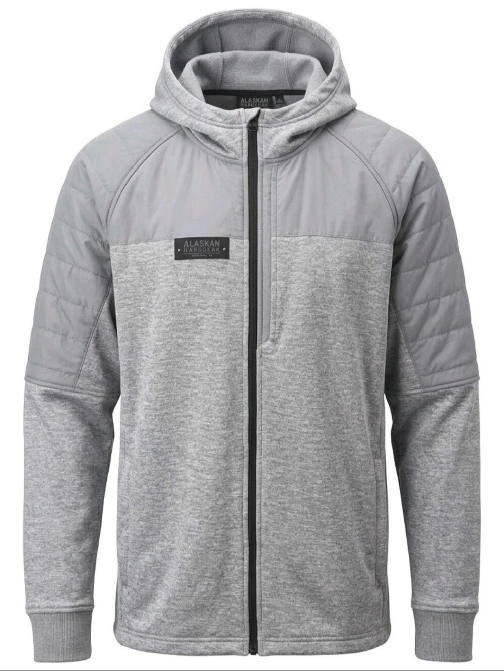 Alaskan Hardgear King Crab Jacket Mens 2XL Gray Zip Hoodied By Duluth Trading